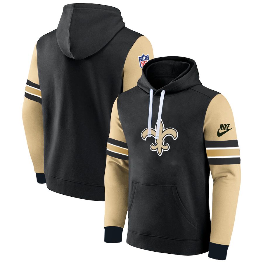 Men 2023 NFL New Orleans Saints black Sweatshirt style 1031->women nfl jersey->Women Jersey